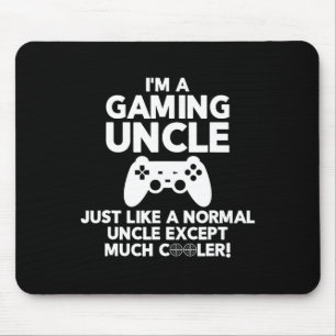 Mousepad Tio Gamer Funny Jogos Vídeo Camisas