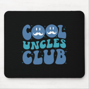 Mousepad Tio Novo Tio Com do Novo Dia de os pais Retro do C