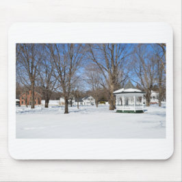 Mousepad Típica Cidade de Vermont no Inverno