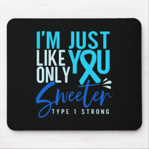 Mousepad Tipo 1 Diabetes Forte Consciência do T1d