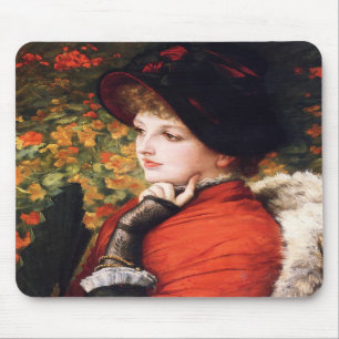 Mousepad Tipo de James Tissot de tapete do rato da beleza