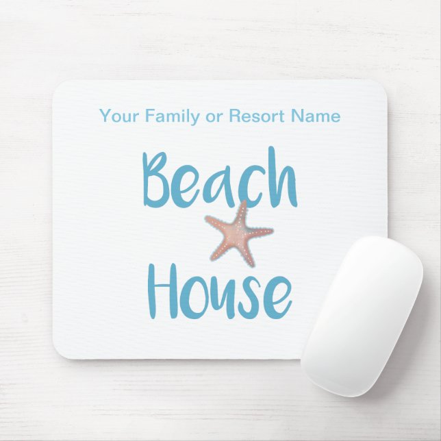 Mousepad Tipografia da Beach House (Com mouse)