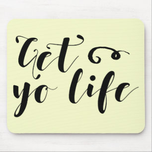 Mousepad Tipografia da sua vida