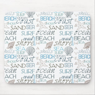 Mousepad Tipografia de Praia