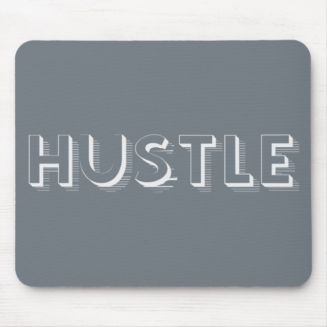 Mousepad Tipografia Moderna do White Hustle (Frente)