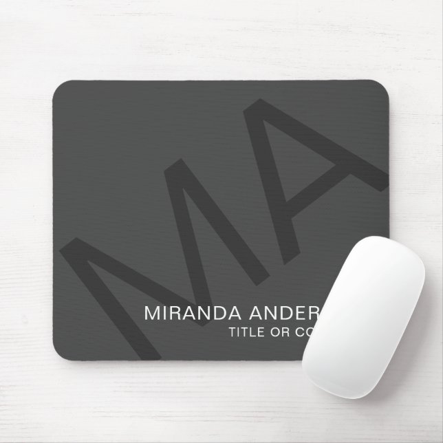 Mousepad Tipografia Moderna em Negrito Profissional  (Com mouse)