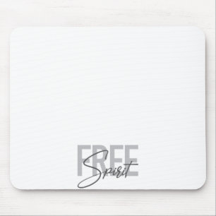 Mousepad Tipografia moderna, simples e legal do Espírito Li