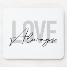 Tipografia moderna, simples, urbana "Love Always"
