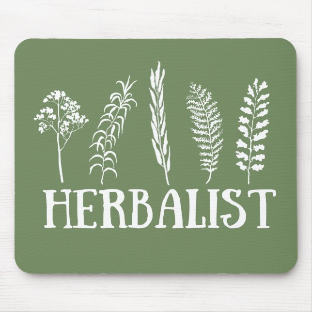 Mousepad Tipos de herbais herbalistas (Frente)