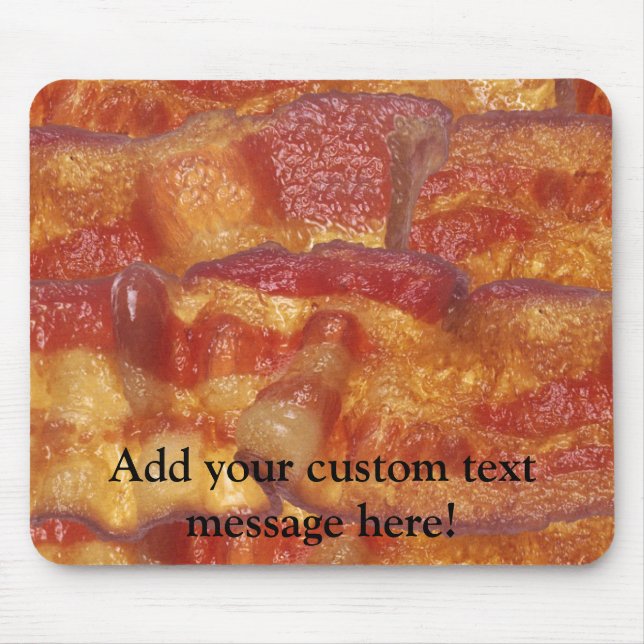 Mousepad Tira de bacon fritada (Frente)