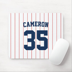 Mousepad Tiras de Baseball Jersey de Cores Totalmente Edit