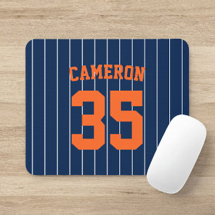 Mousepad Tiras de Baseball Jersey de Cores Totalmente Edit