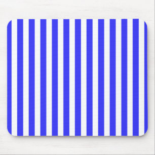 Mousepad Tiras de doces, azuis e brancas