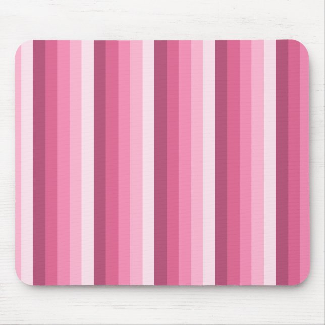 Mousepad Tiras de sombra rosa (Frente)