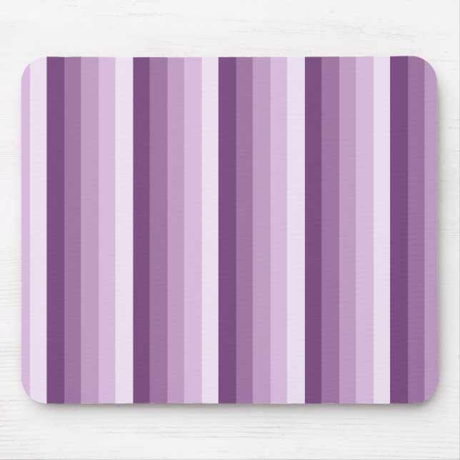Mousepad Tiras de sombra roxas de ameixa (Frente)