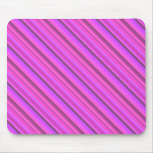 Mousepad Tiras diagonais cor-de-rosa