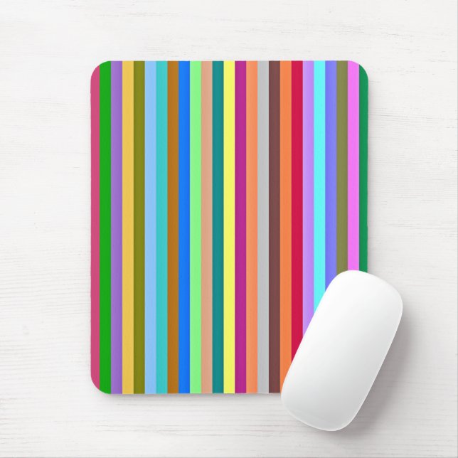 Mousepad Tiras multicolores (Com mouse)