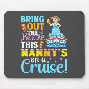 Mousepad Tire a Bebida Desta Babá Em Uma Viagem de Cruzeiro
