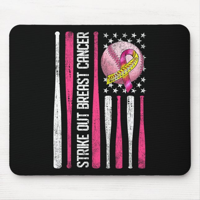 Mousepad Tire O Cancer Da Mama Suavemente Para Combater A C (Frente)