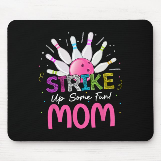 Mousepad Tire Uma Mãe Divertida Da Garota De Aniversário. (Frente)