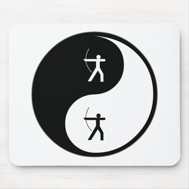 Mousepad Tiro ao arco de Yin Yang (Frente)