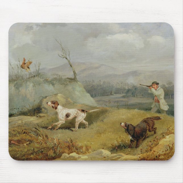 Mousepad Tiro do galo silvestre (óleo em canvas) (Frente)