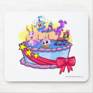 Mousepad Tiro do grupo do bolo de aniversário