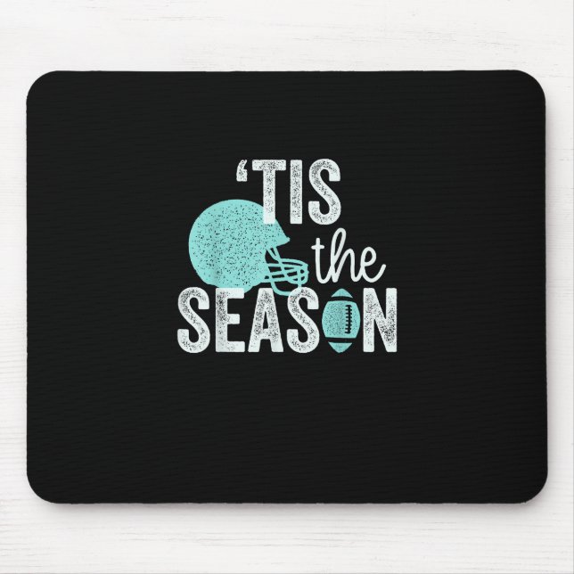 Mousepad Tis The Season Football Family I Heart Football Se (Frente)