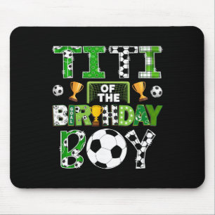 Mousepad Titi do jogador de futebol do menino do aniversári