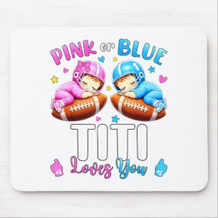 Mousepad Titi rosa ou azul ama revelação do sexo do bebê fu