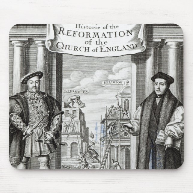 Mousepad Titlepage a igreja Inglaterra da reforma da (Frente)