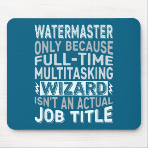 Mousepad Título de emprego de feiticeiro Citação - Engraçad