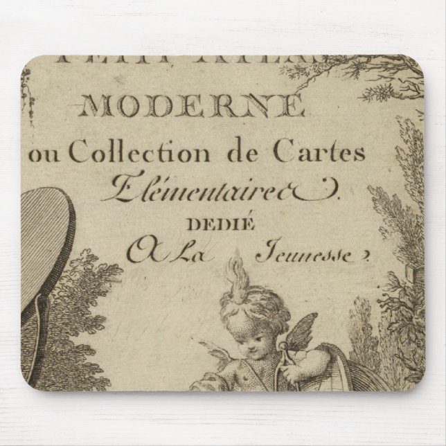 Mousepad Título Página Atlas moderno (Frente)