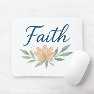 Mousepad Título: Segure a Fé — A Luz Sempre Retorna