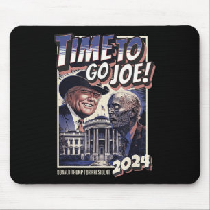 Mousepad To Go Joe Divertido Pro Trump & Zombie Biden 2024