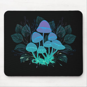 Mousepad Toadstools em arbustos