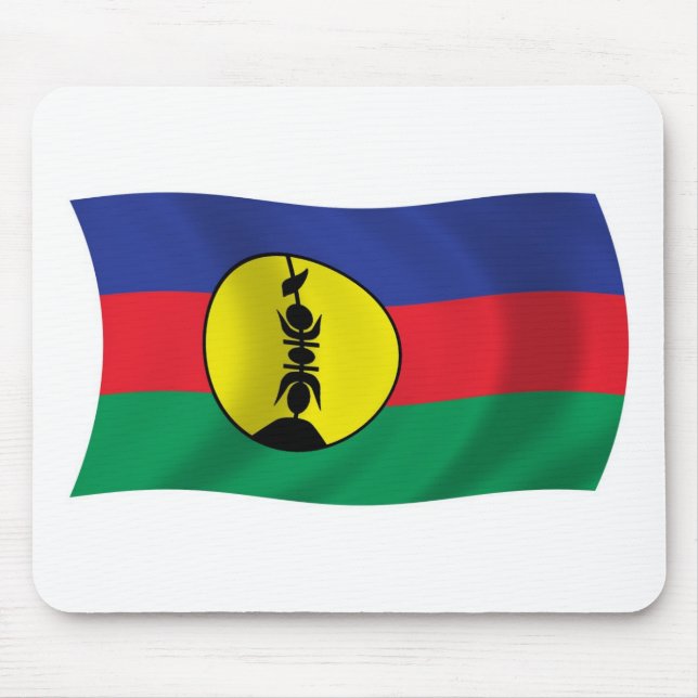 Mousepad Toalha de Mouse Bandeira do povo Kanak (Frente)