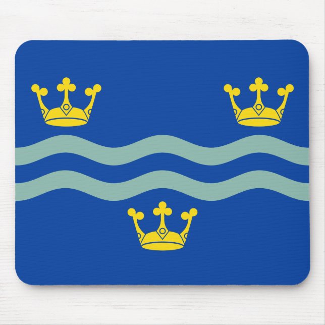 Mousepad Toalha de Rato Bandeira de Cambridgeshire (Frente)