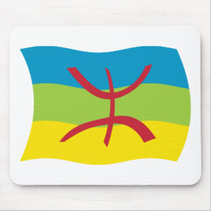 Mousepad Toalha de Rato Bandeira do Povo Berbere