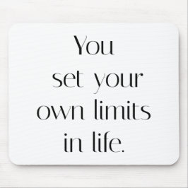 Mousepad Toalha de Rato Seus Próprios Limites