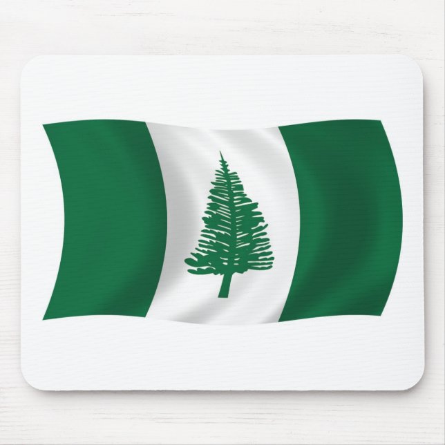 Mousepad Toalhete de Mouse da Bandeira da Ilha Norfolk (Frente)