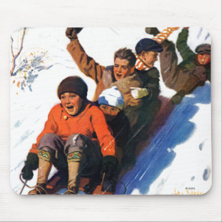 Mousepad Tobagganing