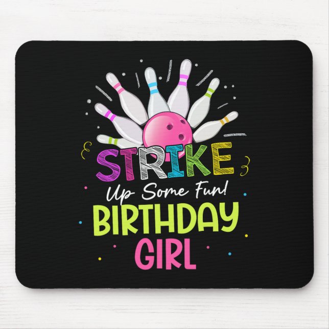 Mousepad Toca A Divertir-Te! Aniversário da Boliche de aniv (Frente)