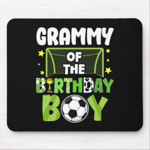Mousepad Toca do Grammy de Futebol Aniversário do Menino Fe