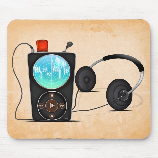 Mousepad Tocador de MP3 (Frente)