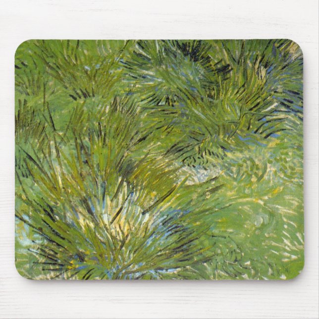 Mousepad Tocas de Grama por Vincent van Gogh (Frente)