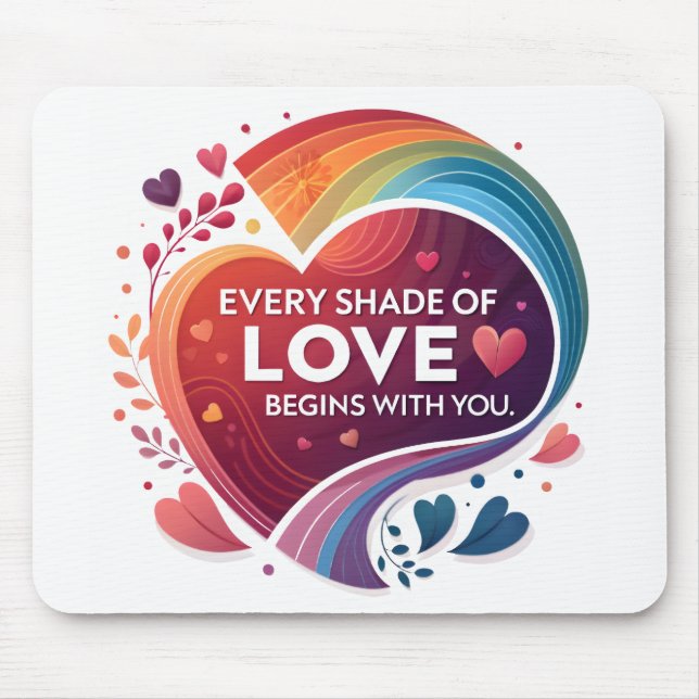 Mousepad Toda a Tonalidade do Amor (Frente)