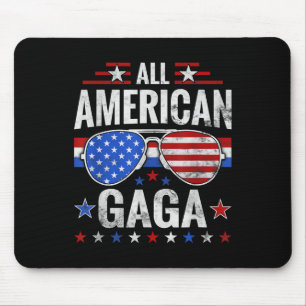 Mousepad Toda Família Americana Gaga Sungles 4 De Julho Pat