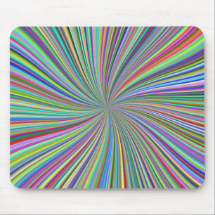 Mousepad Todas as cores na caixa de giz espiral óptica