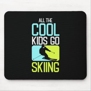 Mousepad Todas As Crianças Legal Vão Esquiar